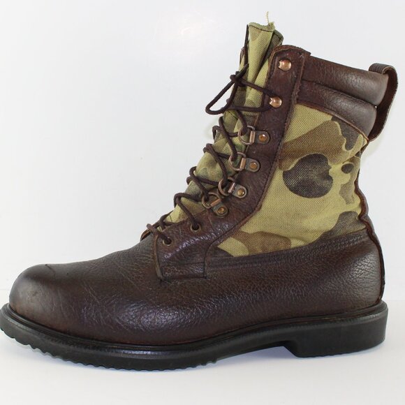 Vintage Red Wings Irish Setter Sport Hunting Camo Boots Mens Size 12 - Picture 3 of 11